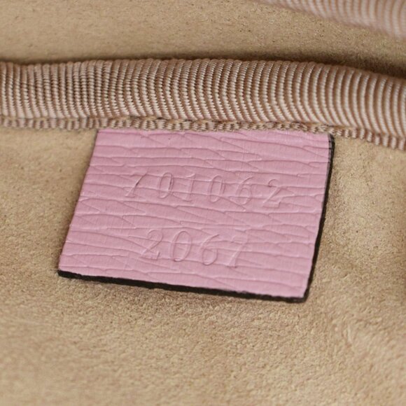 Gucci Bananya Heart Shape Leather Coin Case Pink 701062 - Picture 12 of 12